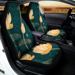 Vintage Lotus Pattern Print Universal Fit Car Seat Covers