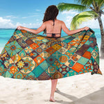 Vintage Mandala Bohemian Pattern Print Beach Sarong Wrap