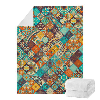 Vintage Mandala Bohemian Pattern Print Blanket