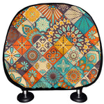 Vintage Mandala Bohemian Pattern Print Car Headrest Covers
