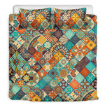 Vintage Mandala Bohemian Pattern Print Duvet Cover Bedding Set