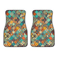 Vintage Mandala Bohemian Pattern Print Front Car Floor Mats