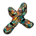 Vintage Mandala Bohemian Pattern Print Muay Thai Shin Guard