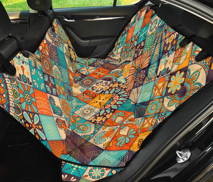 Vintage Mandala Bohemian Pattern Print Pet Car Back Seat Cover