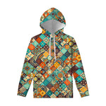 Vintage Mandala Bohemian Pattern Print Pullover Hoodie