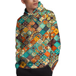 Vintage Mandala Bohemian Pattern Print Pullover Hoodie