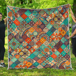 Vintage Mandala Bohemian Pattern Print Quilt