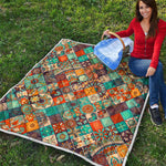 Vintage Mandala Bohemian Pattern Print Quilt