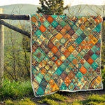 Vintage Mandala Bohemian Pattern Print Quilt