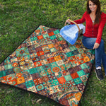 Vintage Mandala Bohemian Pattern Print Quilt