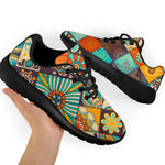 Vintage Mandala Bohemian Pattern Print Sport Shoes GearFrost