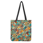Vintage Mandala Bohemian Pattern Print Tote Bag
