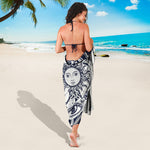 Vintage Masonic Freemasonry Print Beach Sarong Wrap