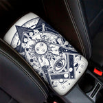 Vintage Masonic Freemasonry Print Car Center Console Cover