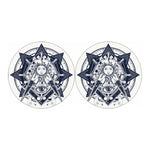 Vintage Masonic Freemasonry Print Car Coasters