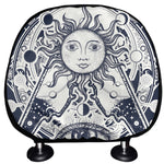 Vintage Masonic Freemasonry Print Car Headrest Covers