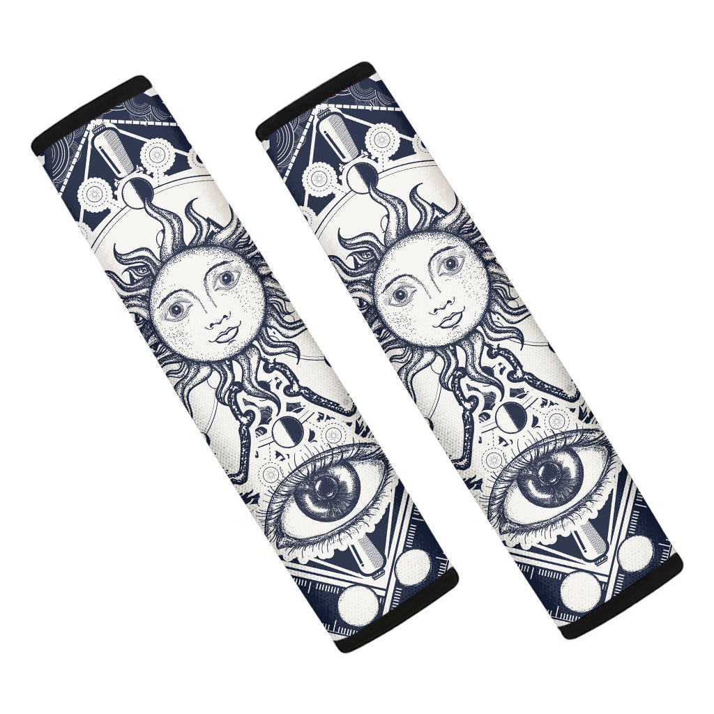 Vintage Masonic Freemasonry Print Car Seat Belt Covers