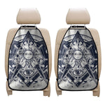 Vintage Masonic Freemasonry Print Car Seat Organizers