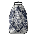 Vintage Masonic Freemasonry Print Car Seat Organizers