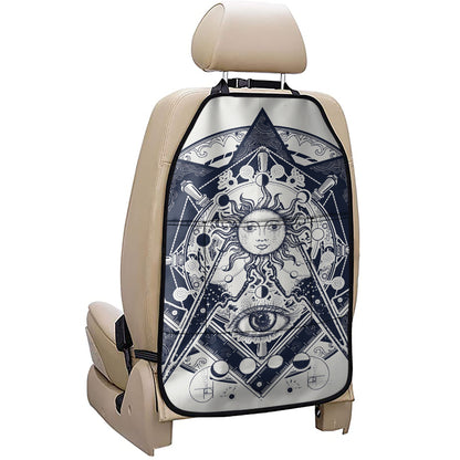 Vintage Masonic Freemasonry Print Car Seat Organizers