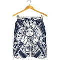 Vintage Masonic Freemasonry Print Men's Shorts