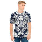 Vintage Masonic Freemasonry Print Men's T-Shirt