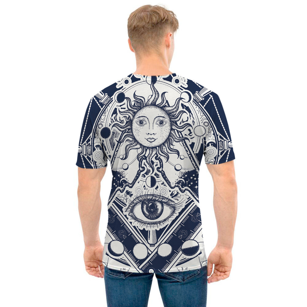 Vintage Masonic Freemasonry Print Men's T-Shirt
