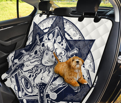 Vintage Masonic Freemasonry Print Pet Car Back Seat Cover