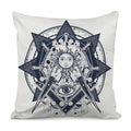 Vintage Masonic Freemasonry Print Pillow Cover