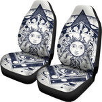 Vintage Masonic Freemasonry Print Universal Fit Car Seat Covers