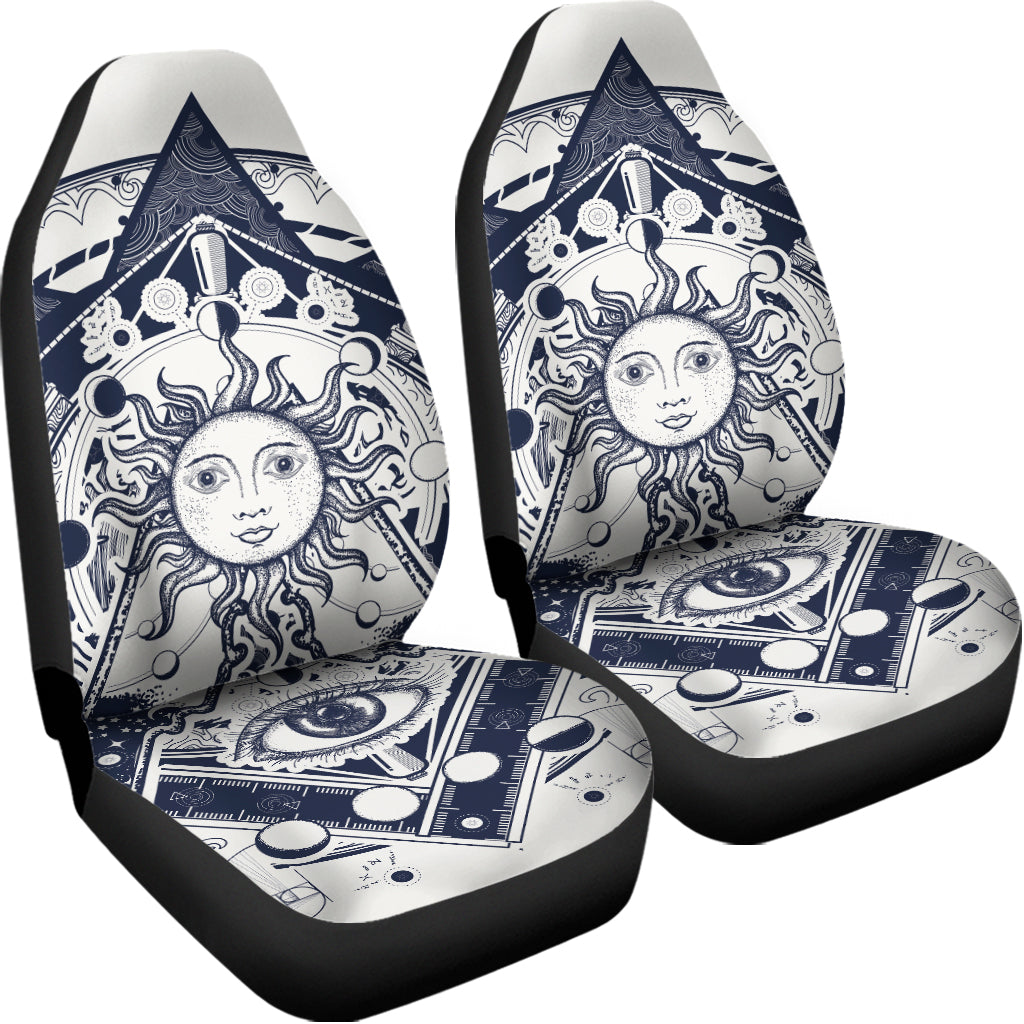 Vintage Masonic Freemasonry Print Universal Fit Car Seat Covers