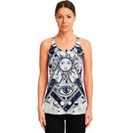 Vintage Masonic Freemasonry Print Women's Racerback Tank Top