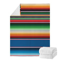 Vintage Mexican Blanket Pattern Print Blanket