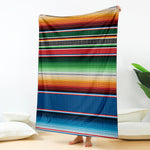 Vintage Mexican Blanket Pattern Print Blanket