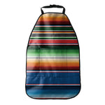 Vintage Mexican Blanket Pattern Print Car Seat Organizers