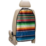 Vintage Mexican Blanket Pattern Print Car Seat Organizers