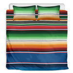 Vintage Mexican Blanket Pattern Print Duvet Cover Bedding Set