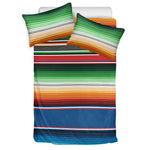 Vintage Mexican Blanket Pattern Print Duvet Cover Bedding Set