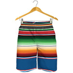 Vintage Mexican Blanket Pattern Print Men's Shorts