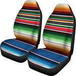 Vintage Mexican Blanket Pattern Print Universal Fit Car Seat Covers