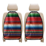 Vintage Mexican Serape Pattern Print Car Seat Organizers