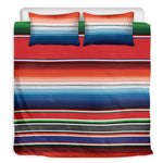 Vintage Mexican Serape Pattern Print Duvet Cover Bedding Set