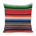 Vintage Mexican Serape Pattern Print Pillow Cover