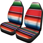 Vintage Mexican Serape Pattern Print Universal Fit Car Seat Covers