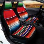 Vintage Mexican Serape Pattern Print Universal Fit Car Seat Covers