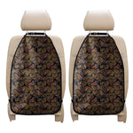 Vintage Monarch Butterfly Pattern Print Car Seat Organizers