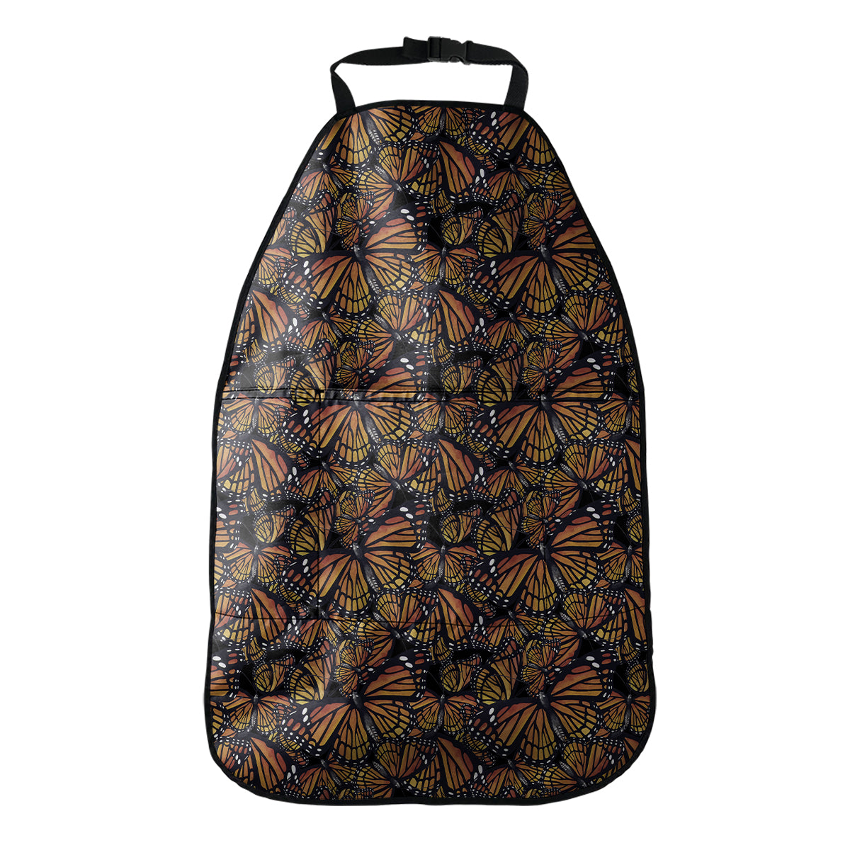 Vintage Monarch Butterfly Pattern Print Car Seat Organizers