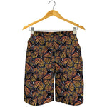Vintage Monarch Butterfly Pattern Print Men's Shorts