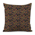 Vintage Monarch Butterfly Pattern Print Pillow Cover