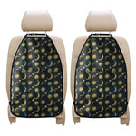 Vintage Moon And Sun Pattern Print Car Seat Organizers
